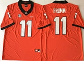 Georgia Bulldogs 11 Jake Fromm Red College Football Jersey,baseball caps,new era cap wholesale,wholesale hats